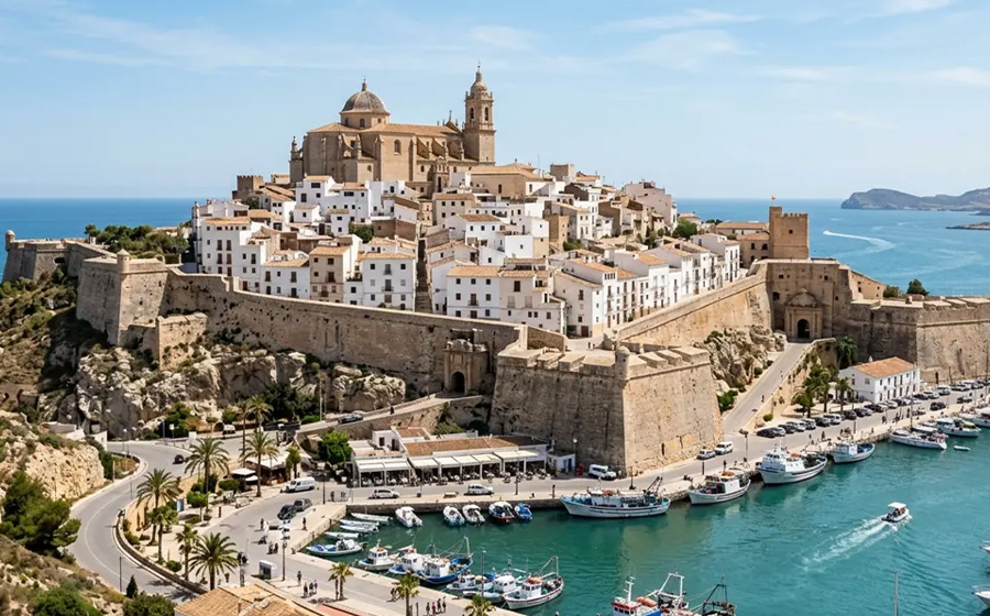 Dacharbeiten auf Ibiza