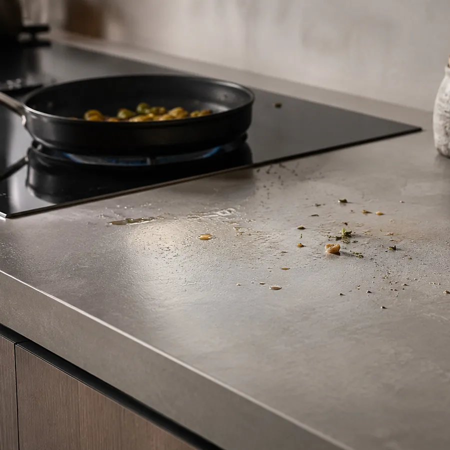 Benkeplate med mikrosement - Slitesterk materiale for din kjøkken!