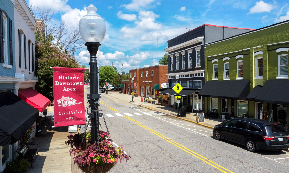 Apex, NC skyline