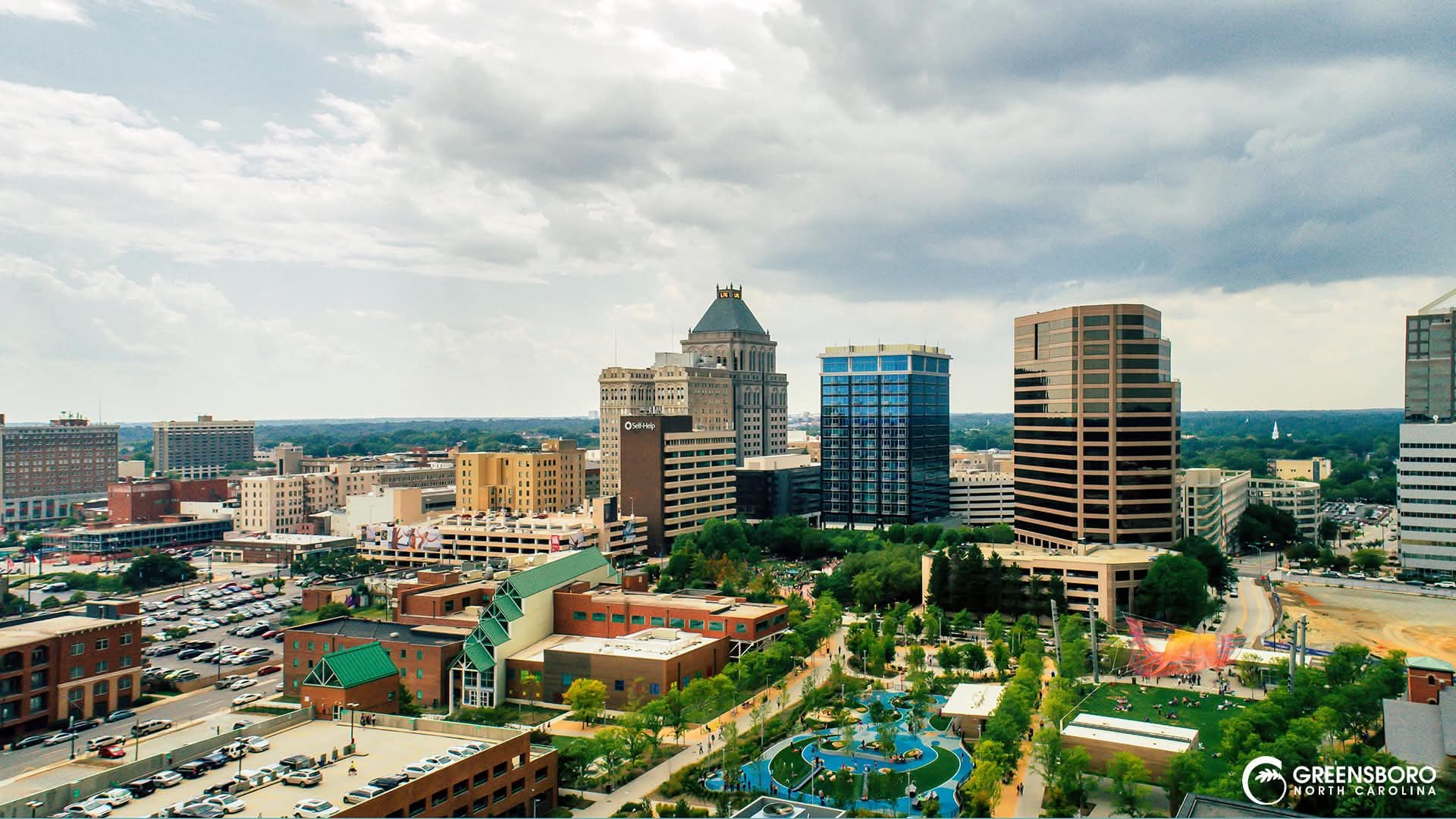 Greensboro, NC skyline