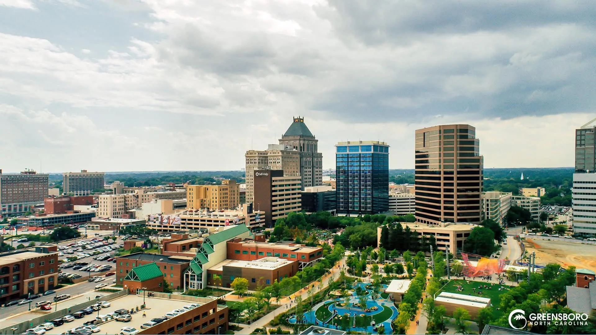 Greensboro, NC skyline