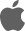 Logo Apple, une pomme stylisée avec une morsure sur le côté droit.
