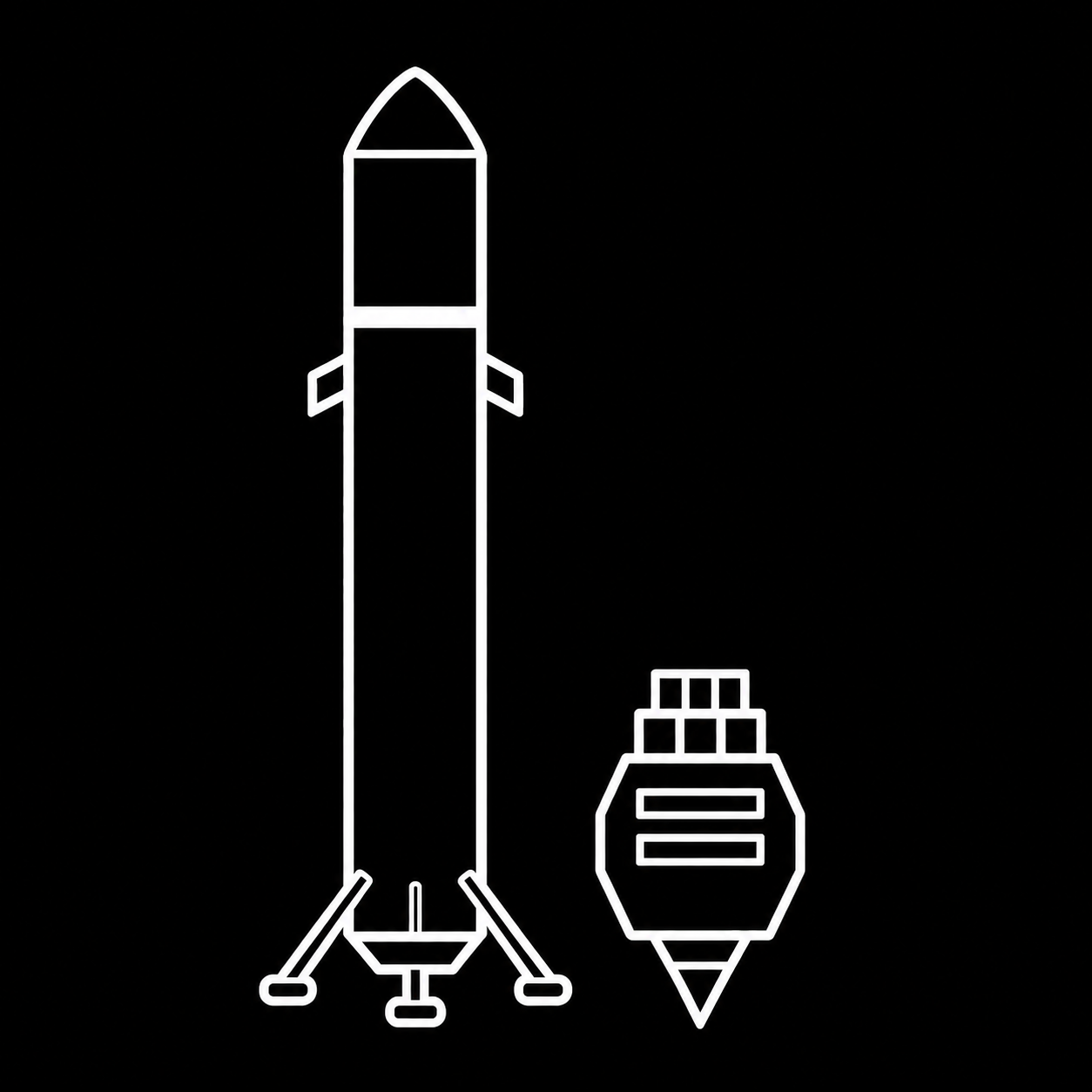 Heavy rideshare launcher with a MULE orbital transfer vehicle