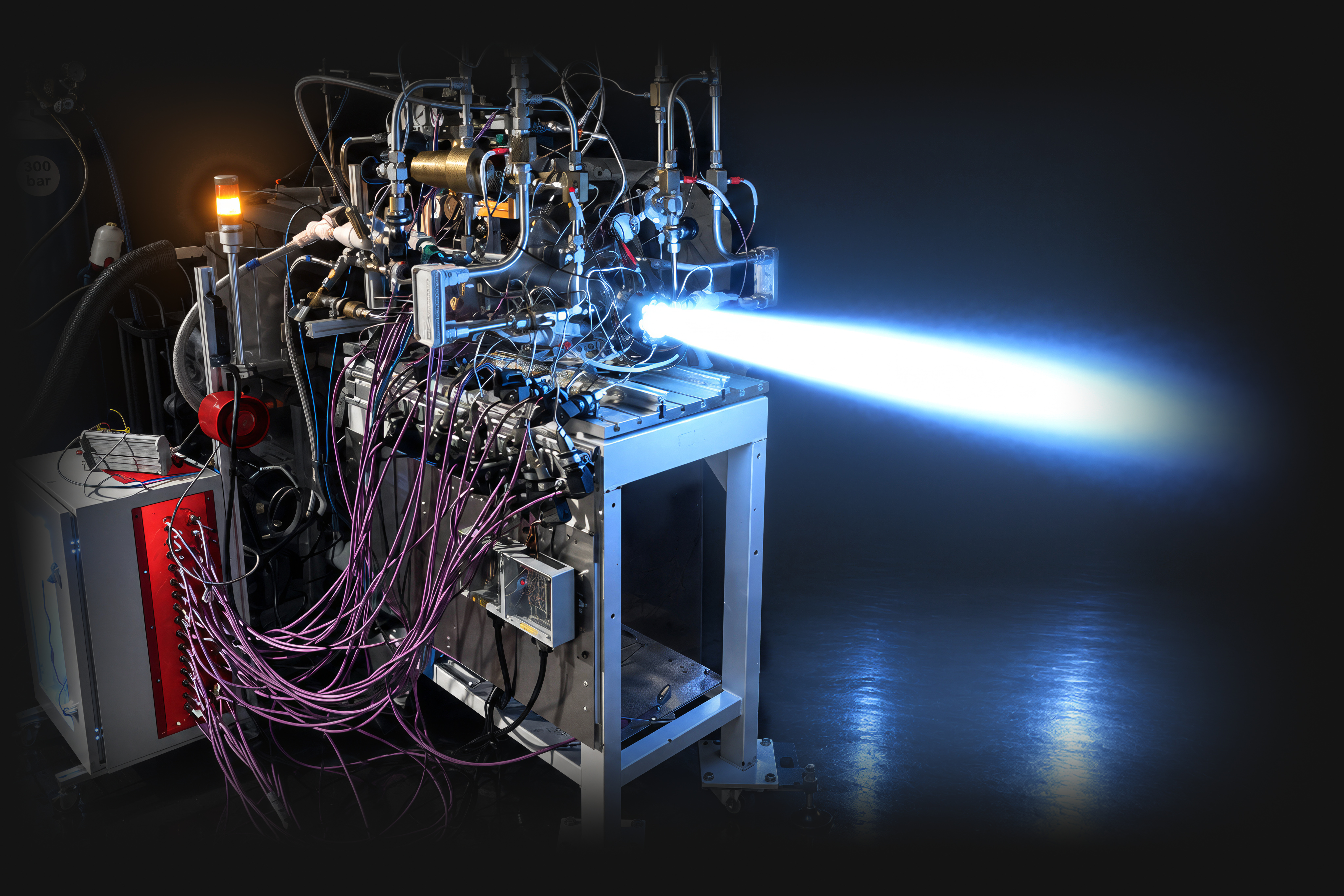 Integrated CPM hot-fire at the Garching test facility