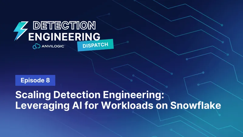 Scaling Detection Engineering: Leveraging AI for Workloads on Snowflake