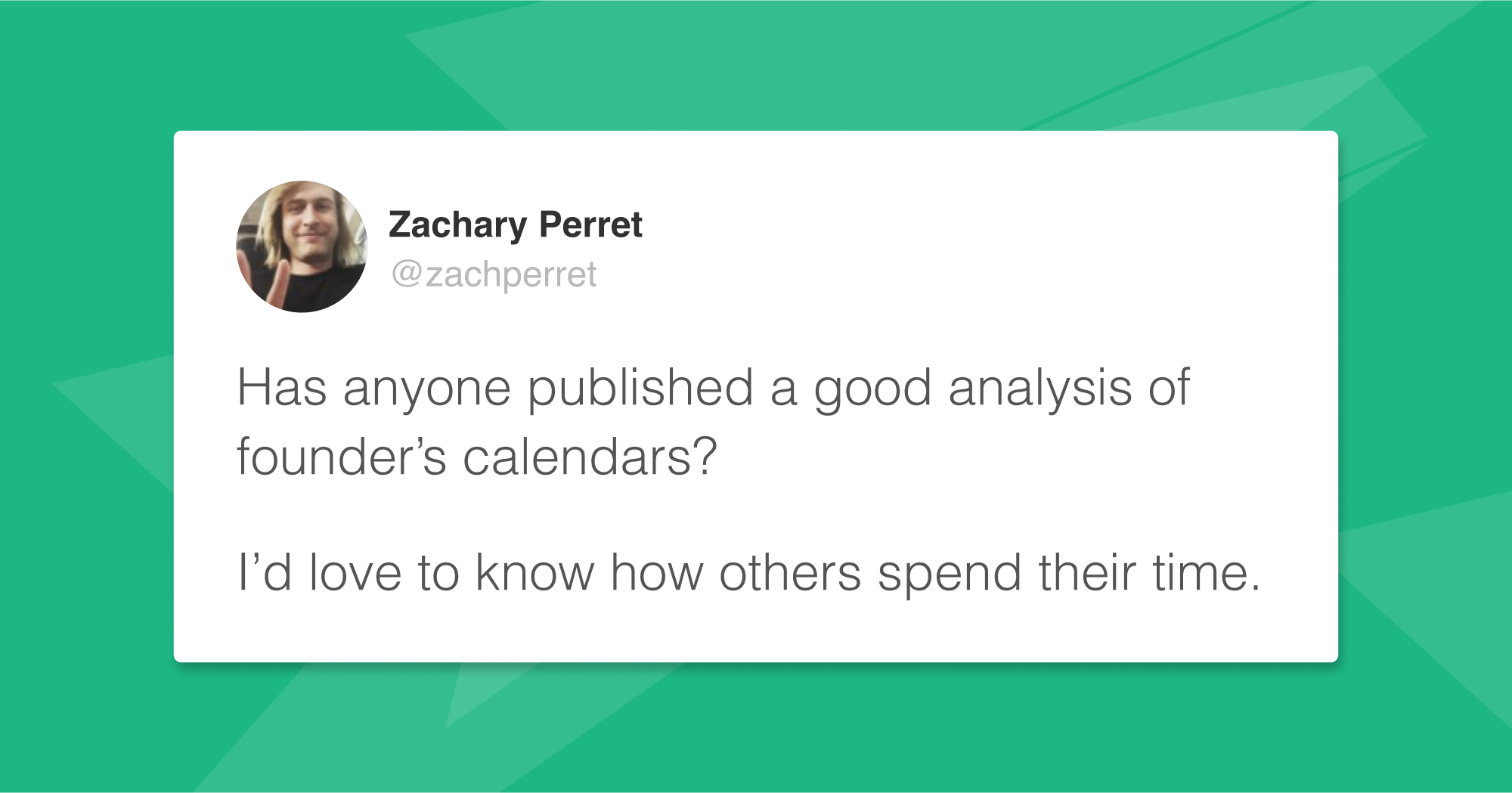 Founder calendar analysis