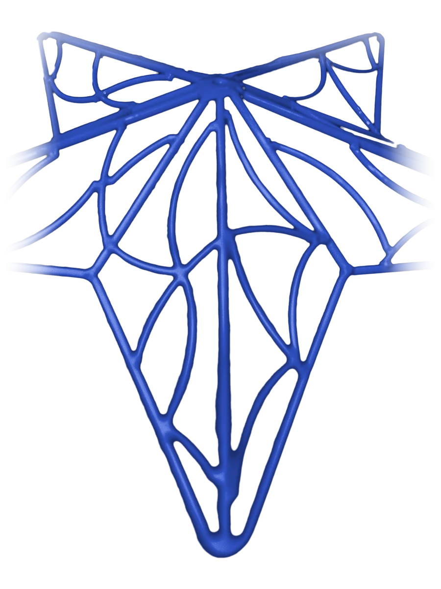 Alganic object in blue