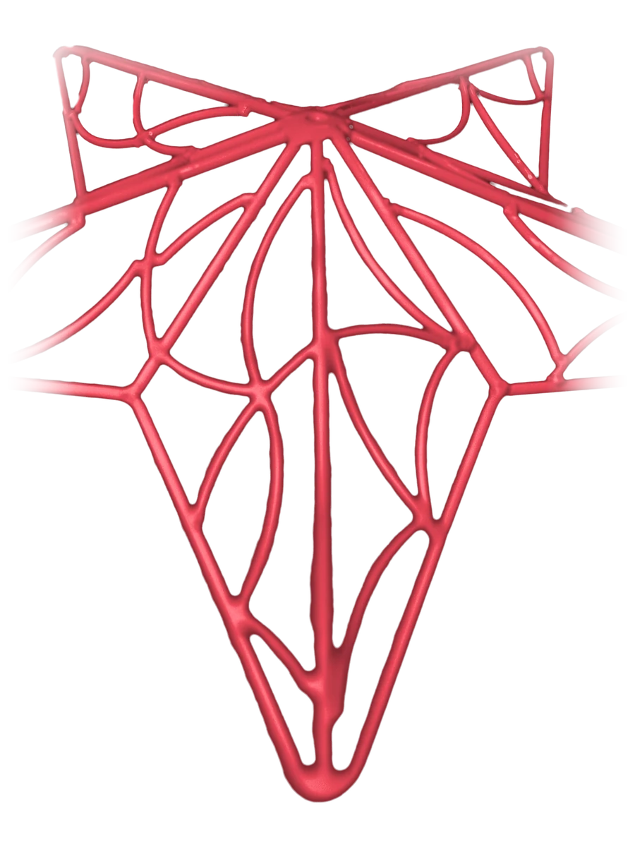 Alganic object in red