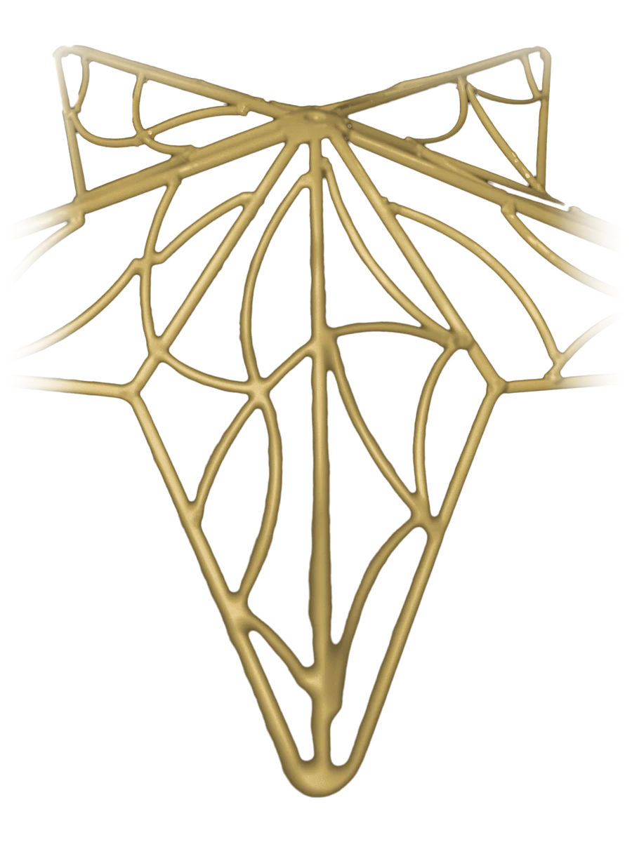 Alganic object in gold