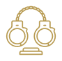 Criminal defense icon