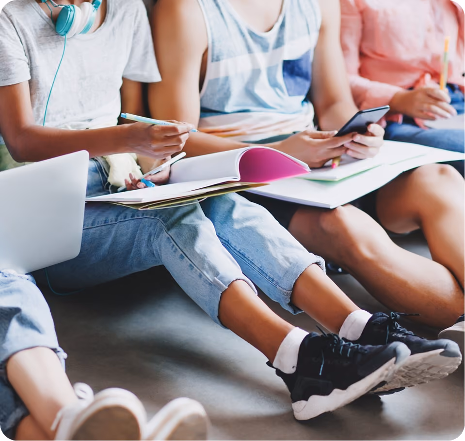 GOVS student completing state testing requirements
