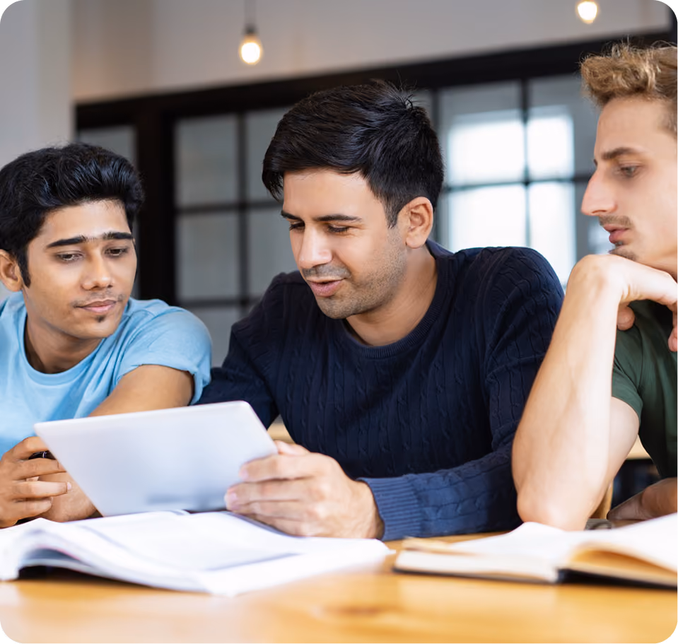 Illustration of a student requesting a GOVS tutor