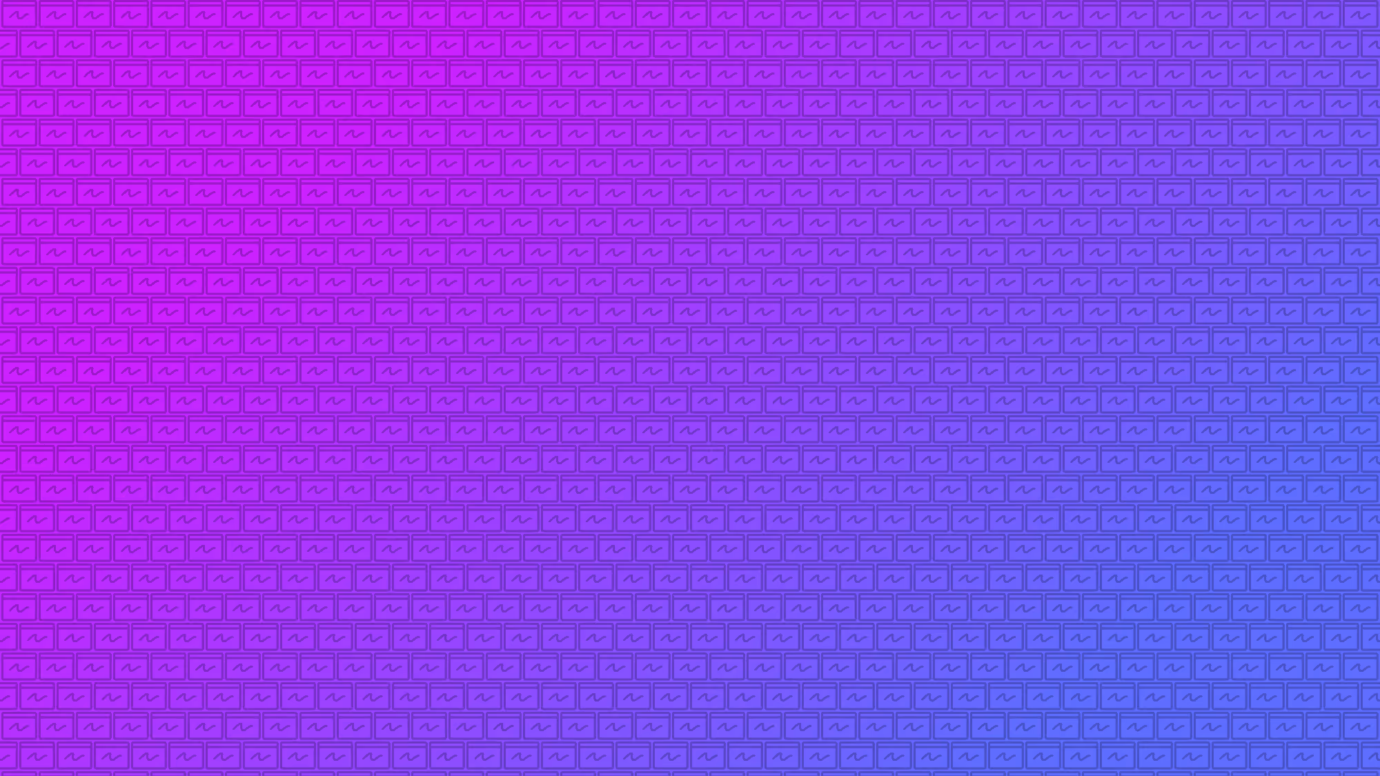 Background pattern of small square icons with web and email symbols in purple to blue gradient.