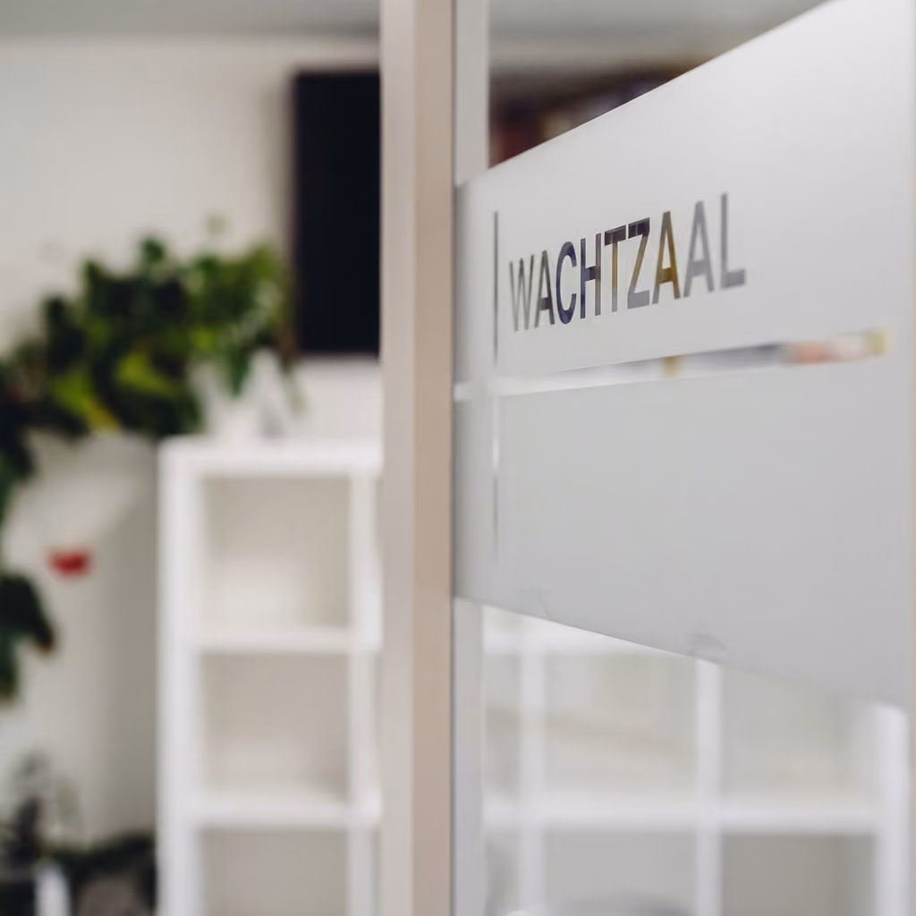 Warm dental office interior