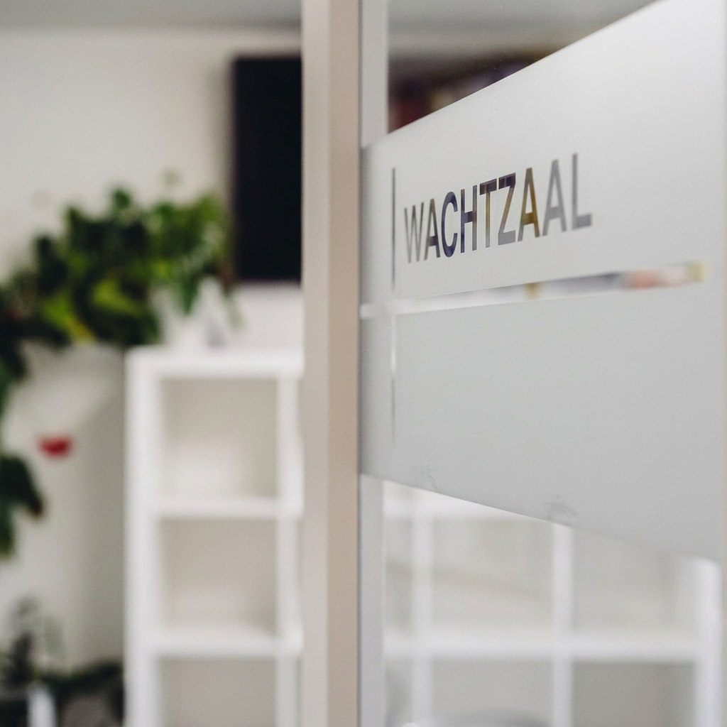 Warm dental office interior