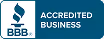 Better Business Bureau Accredited Business logo.