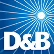 D&B company logo with stylized sunburst design.