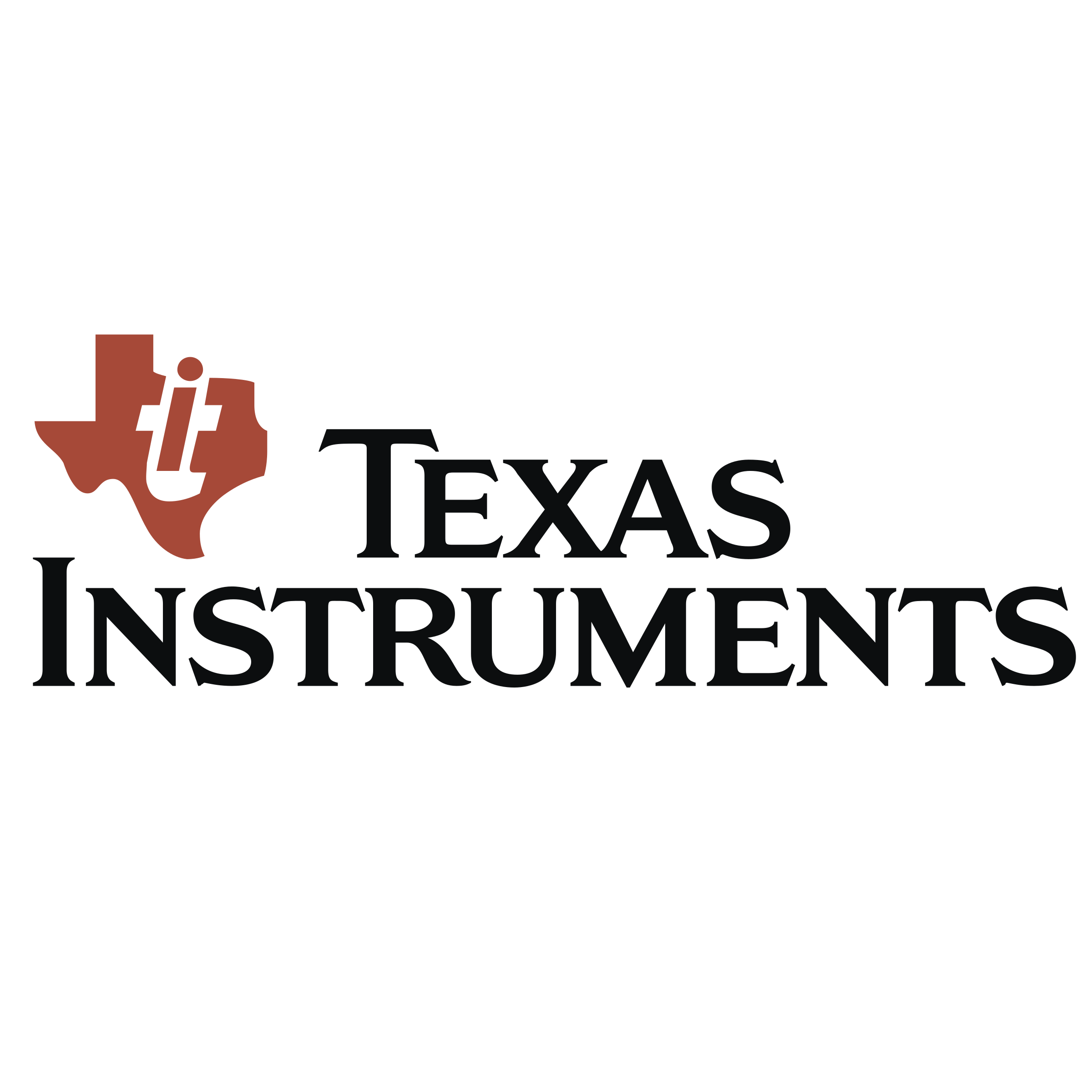 Texas Instruments logo — Digital Fight Club sponsor company