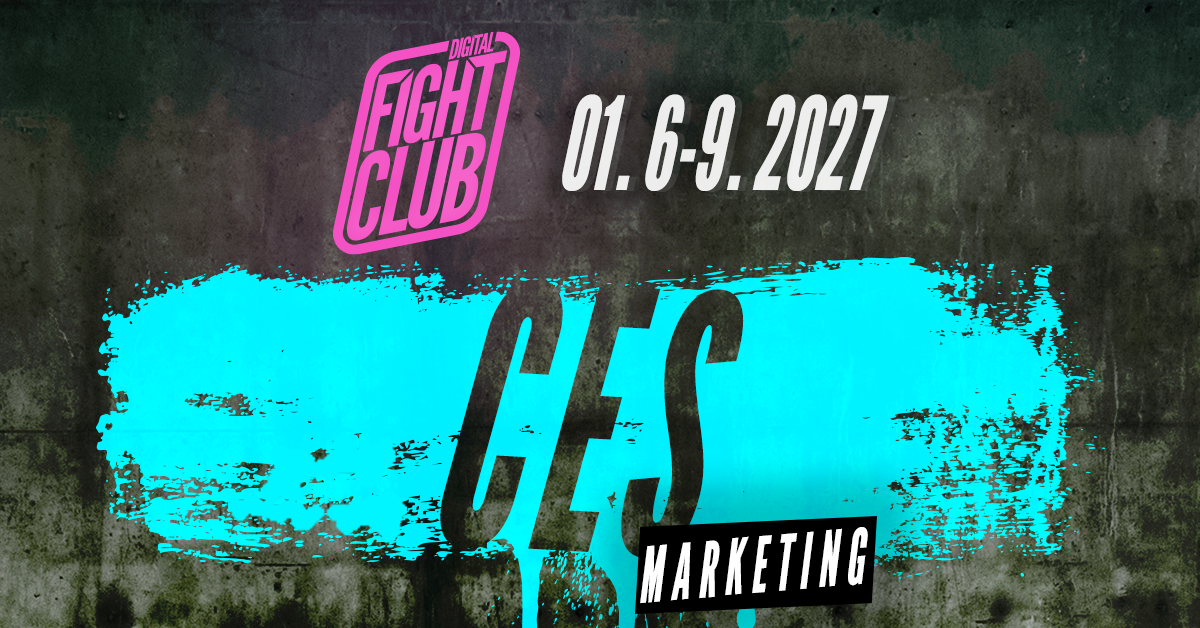 DFC: Marketing — CES 2027 event banner, Digital Fight Club in Las Vegas, NV