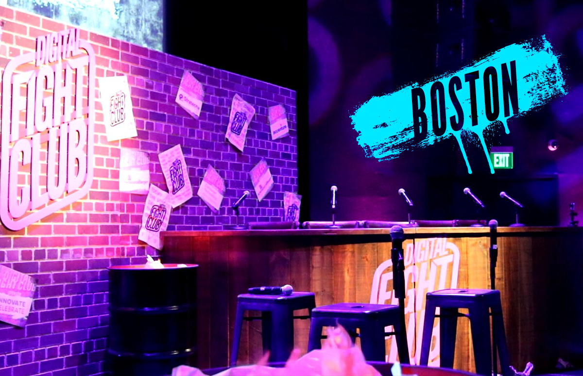 DFC: General — Boston 2018 event banner, Digital Fight Club in Boston, MA