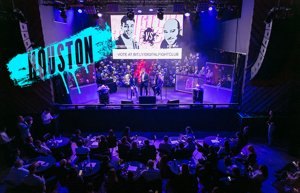 DFC: General — Houston 2019 event banner, Digital Fight Club in Houston, TX