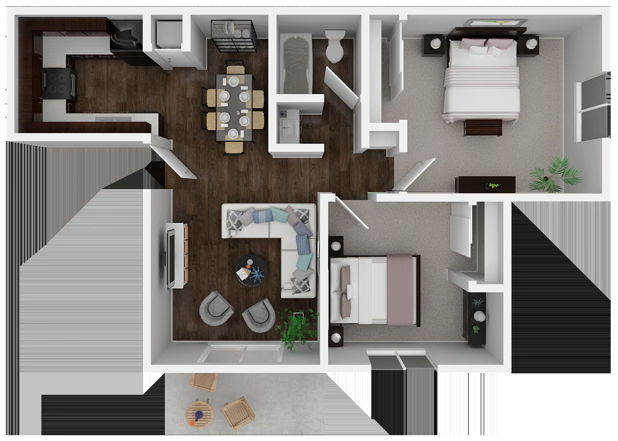 2BD, 1BTH