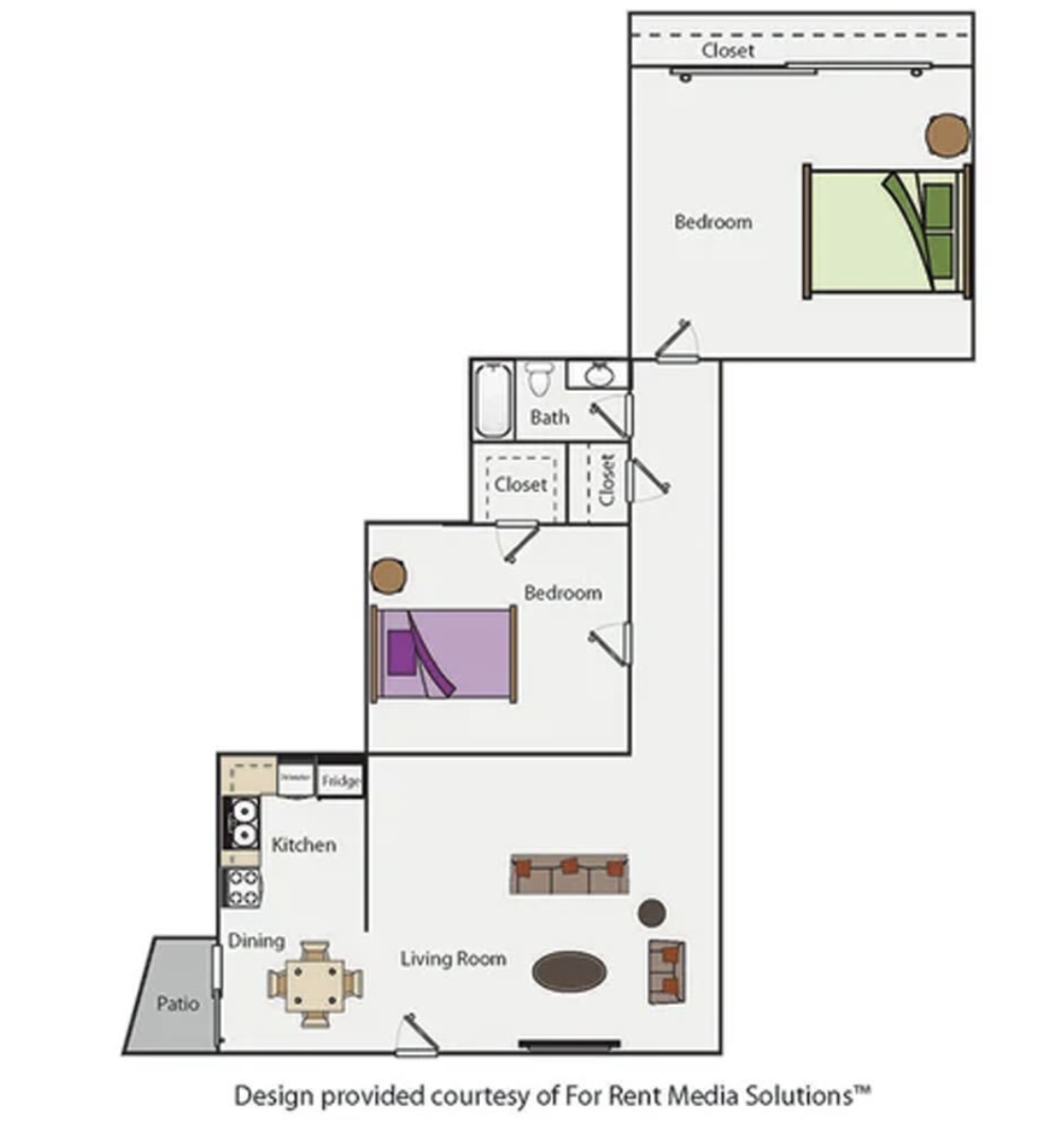 2x1 floor plan