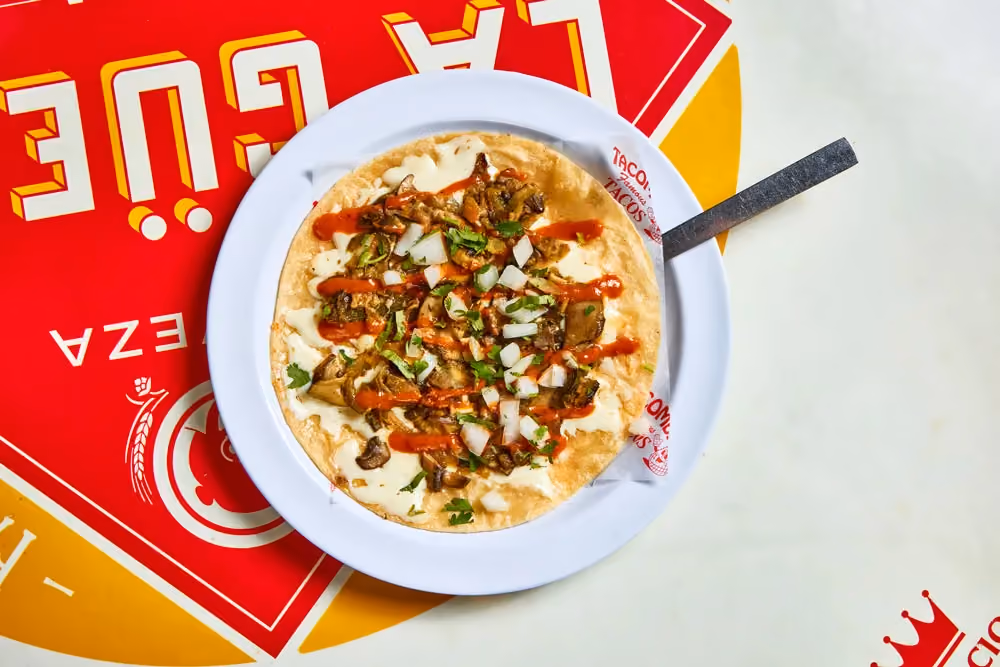 Mushroom Quesadilla