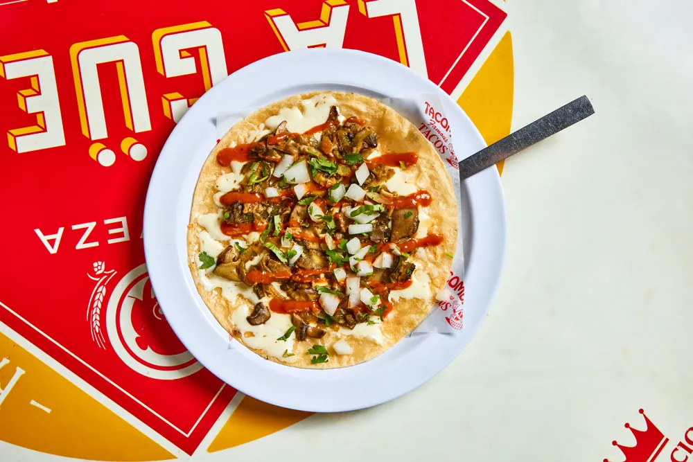 Mushroom Quesadilla
