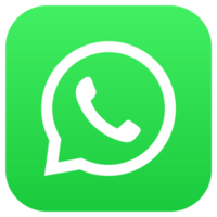 Icône de l'application WhatsApp avec un symbole de téléphone blanc sur fond vert dégradé.