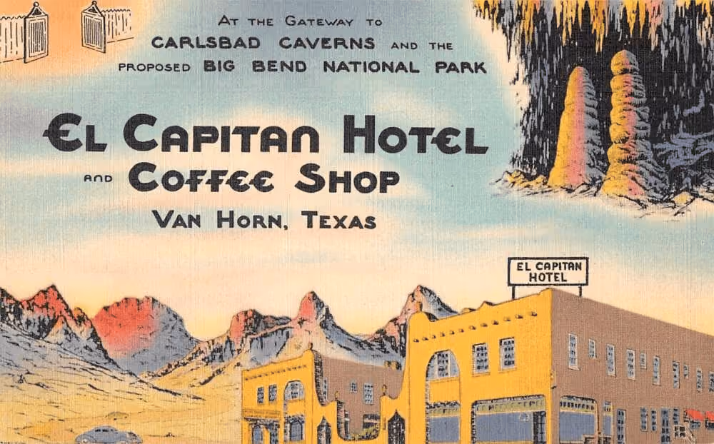 Hotel El Capitan Postcard