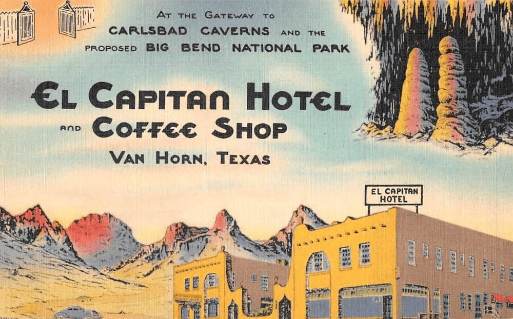 Hotel El Capitan Postcard