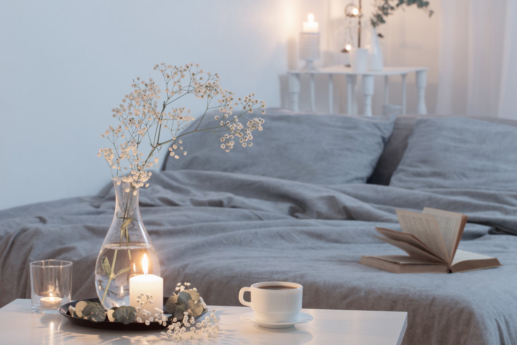 Bed stock image
