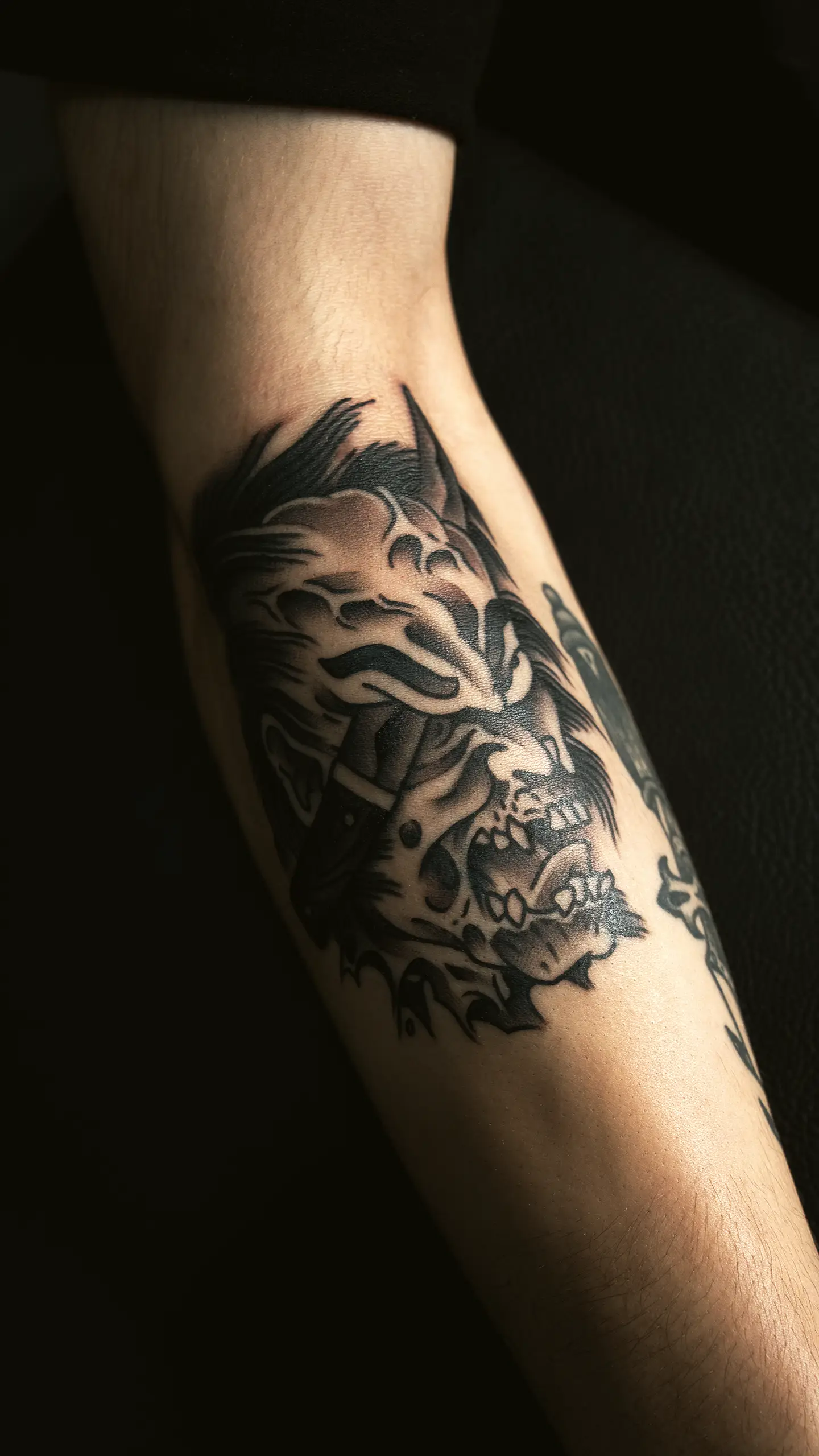 Japanese-traditional Namakube tattoo