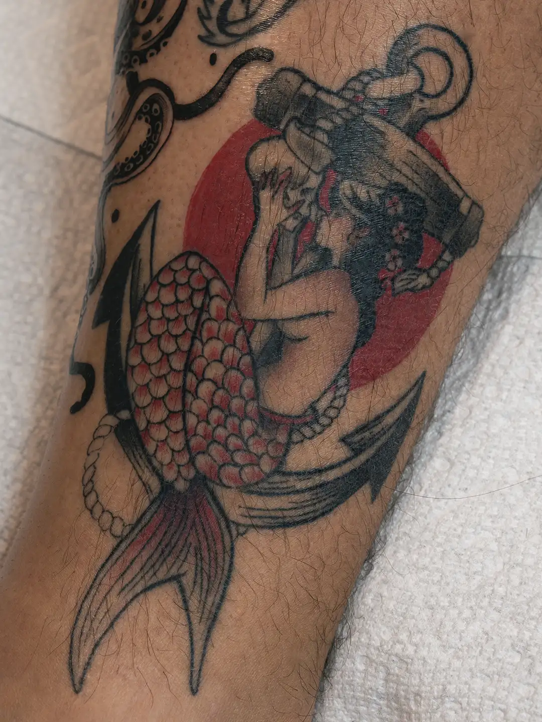 Personalized traditional-style tattoo