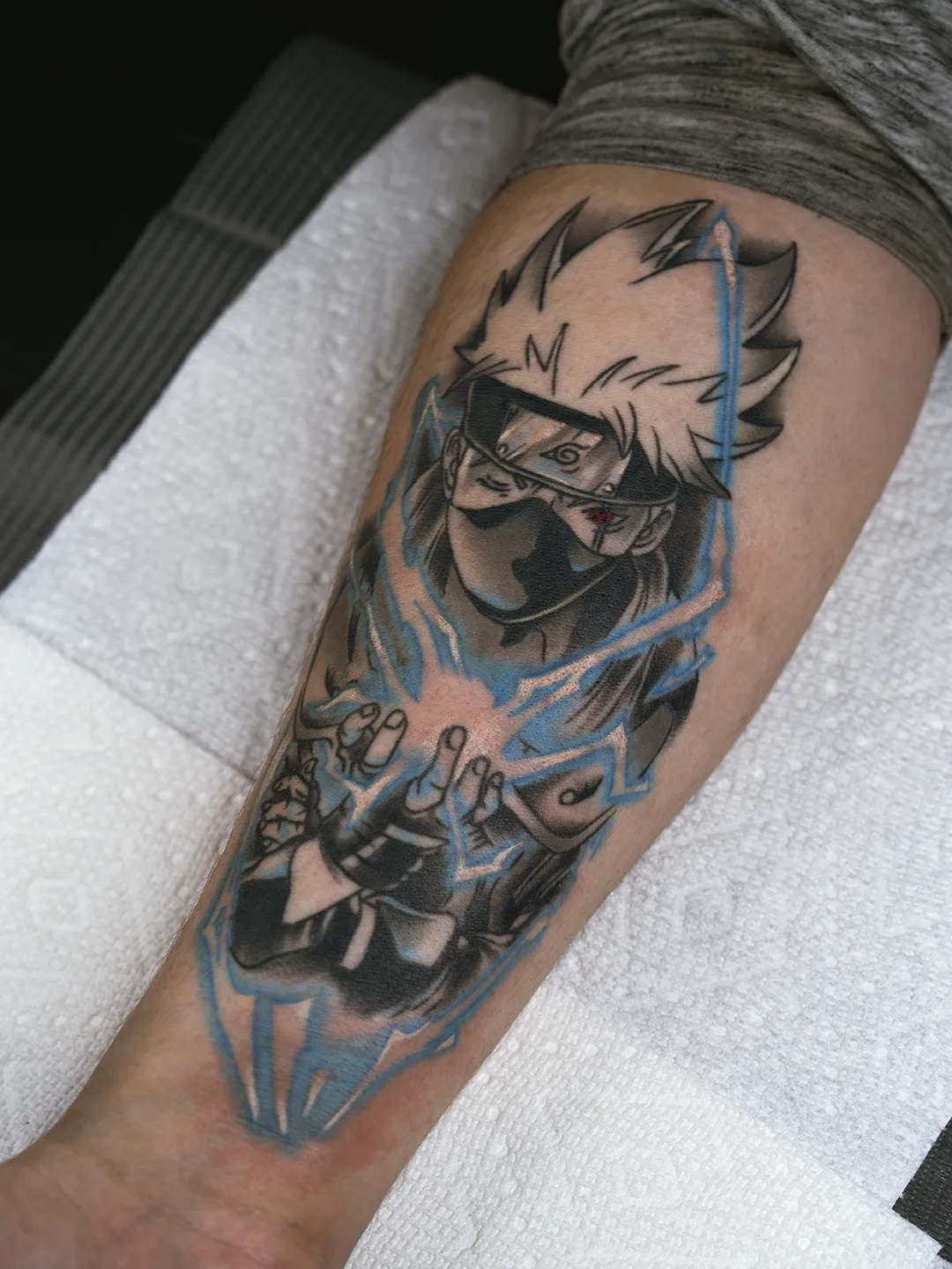 Bold anime tattoo