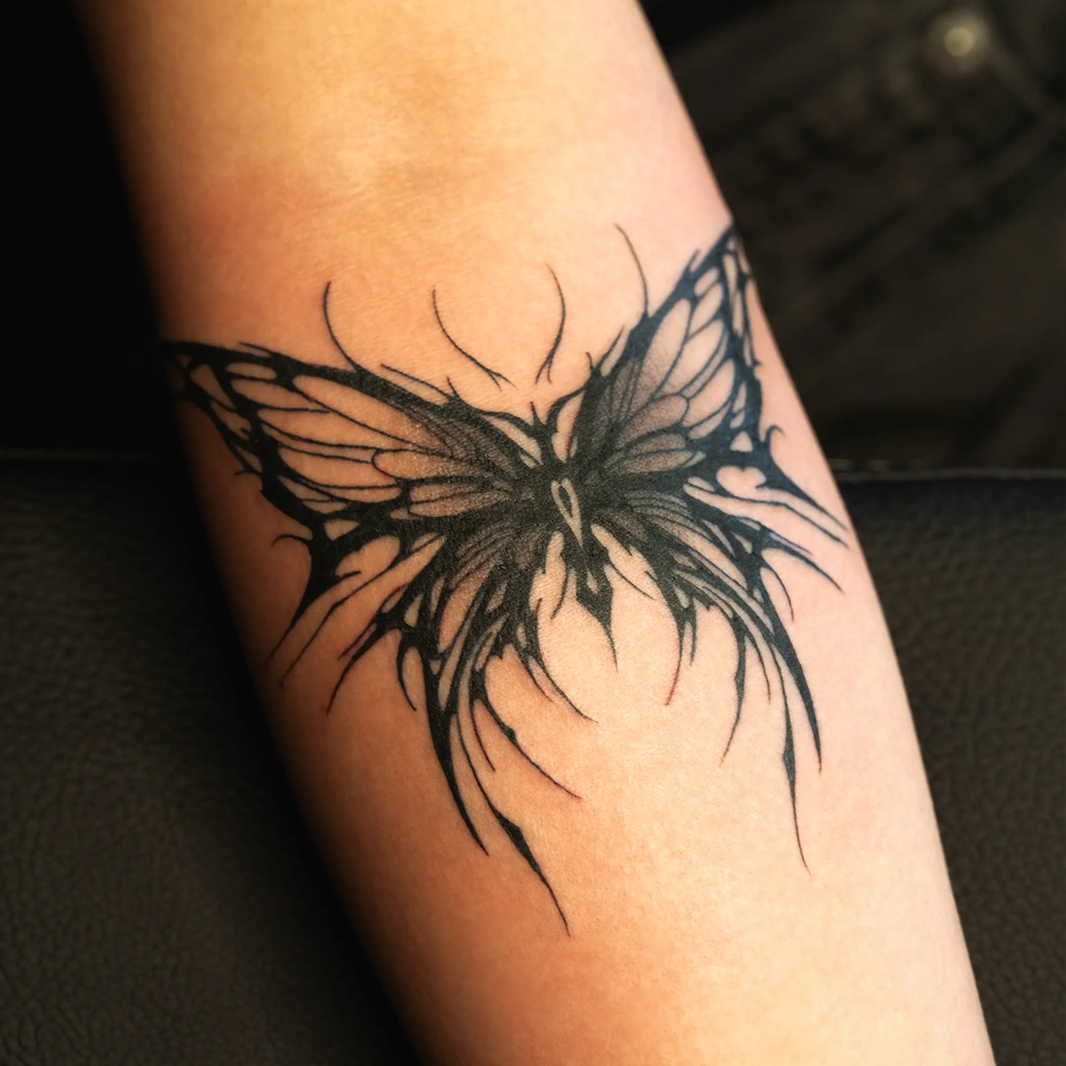 Illustrative blackwork butterfly