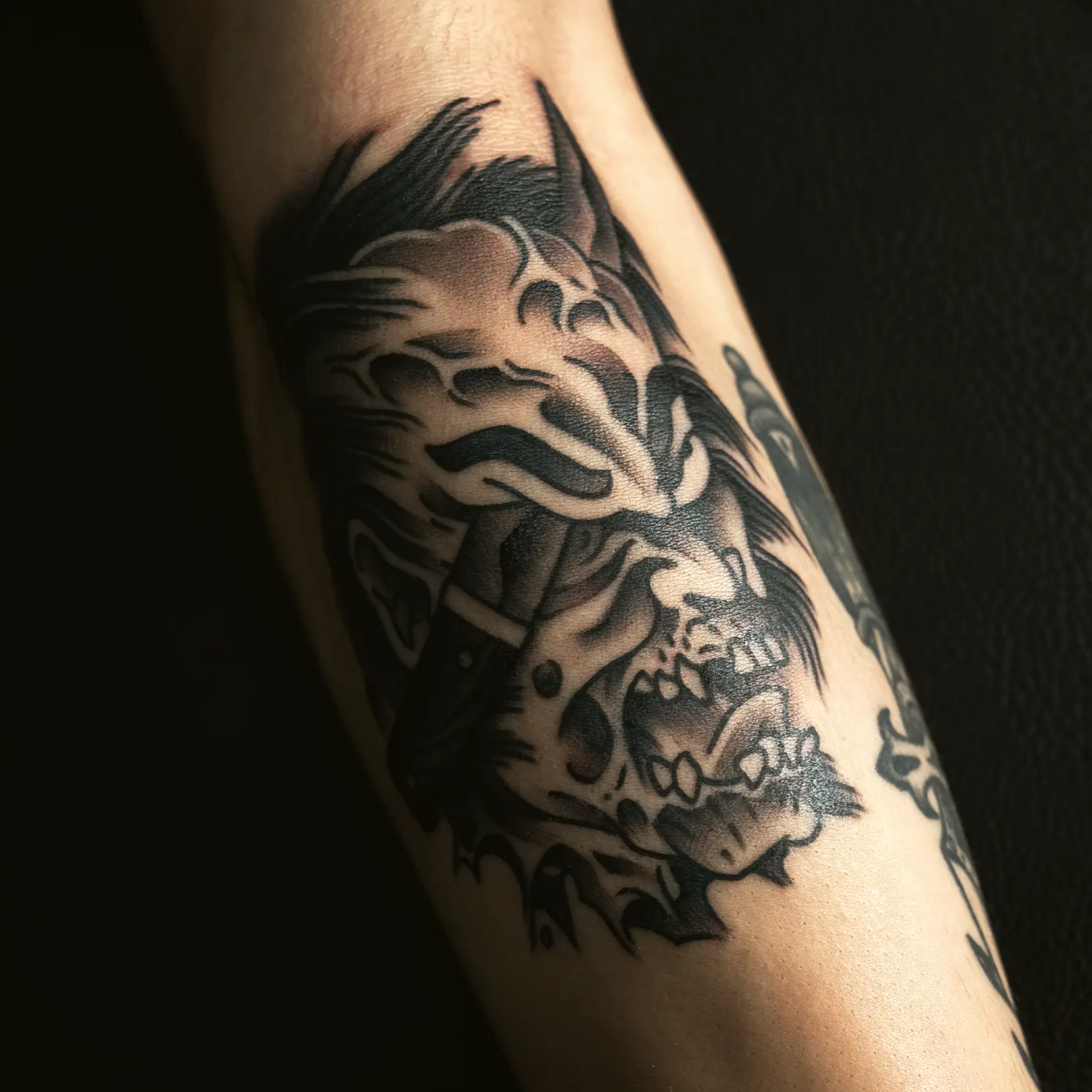 Japanese-traditional Namakube tattoo