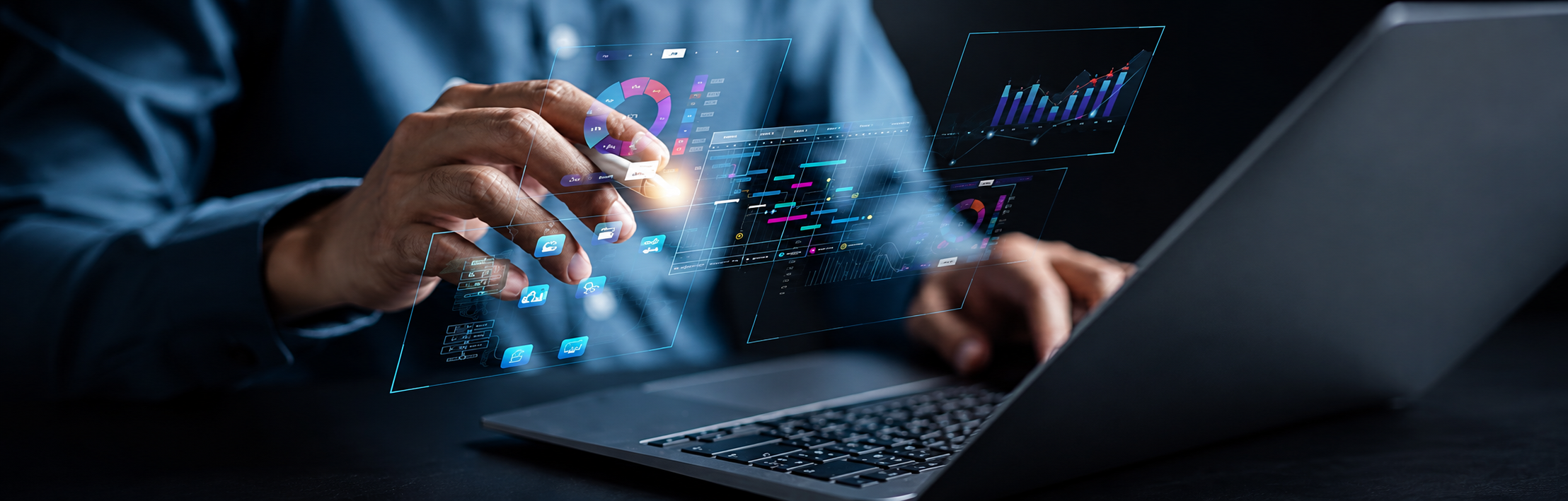 إنفوجرافيك يوضح أتمتة الموارد البشرية والتحول الرقمي وتجربة الموظف في السعودية شركة فور دي