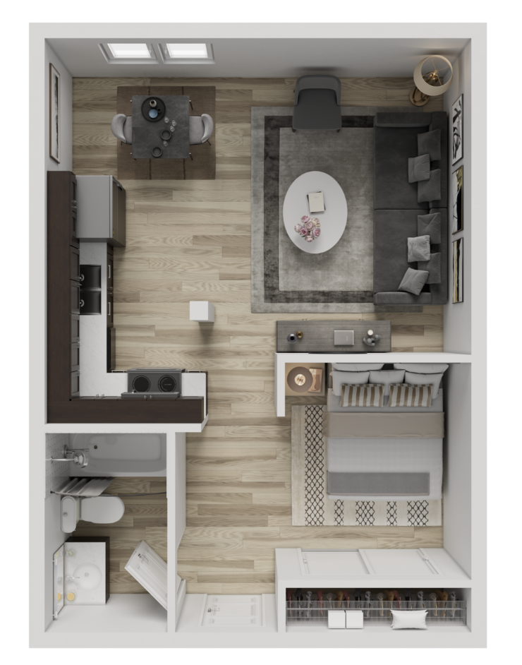 Studio floor plan