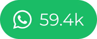 WhatsApp icon next to the text 59.4k on a green rounded rectangle background.
