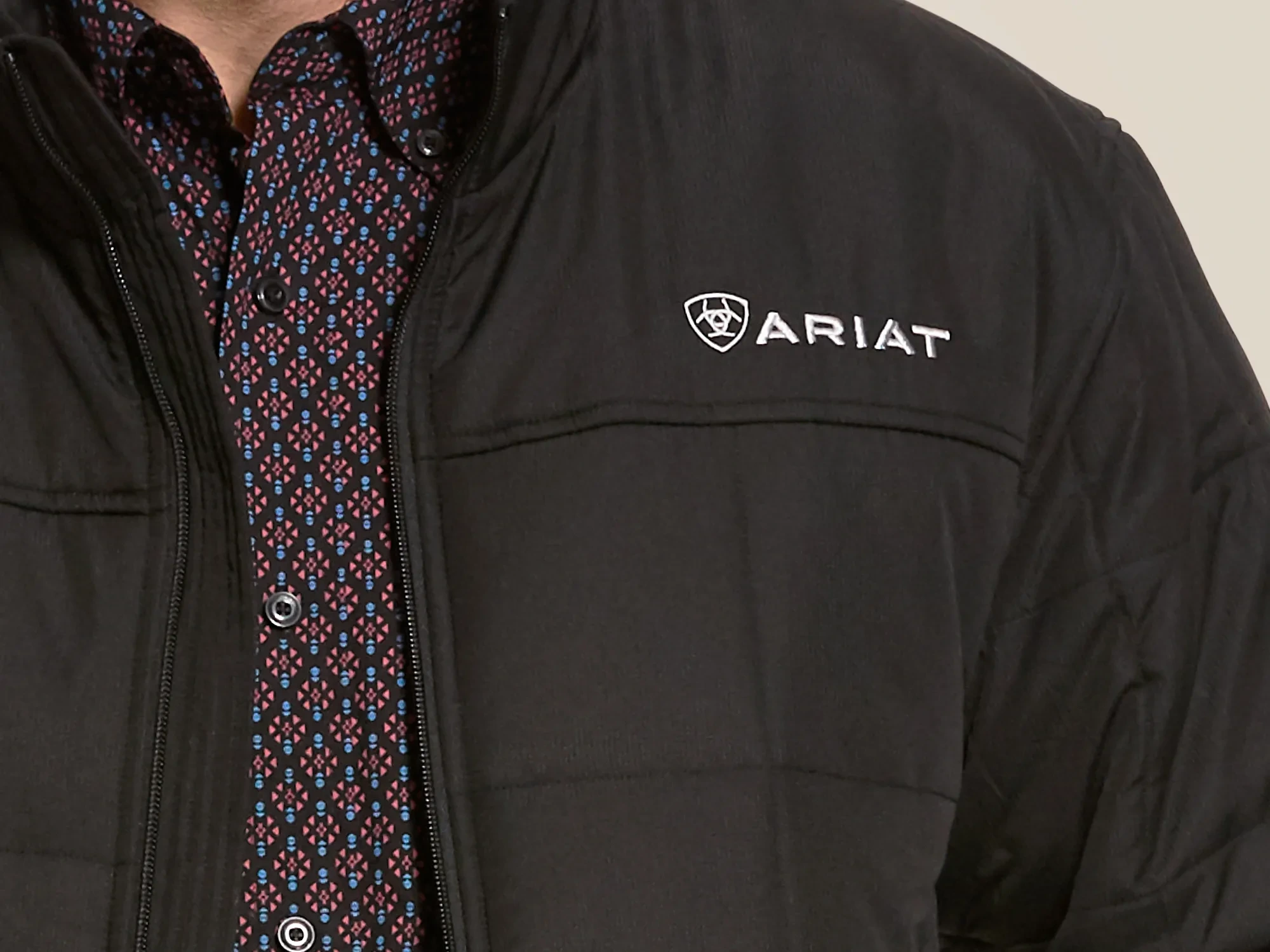 Men's work jacket on the sales floor