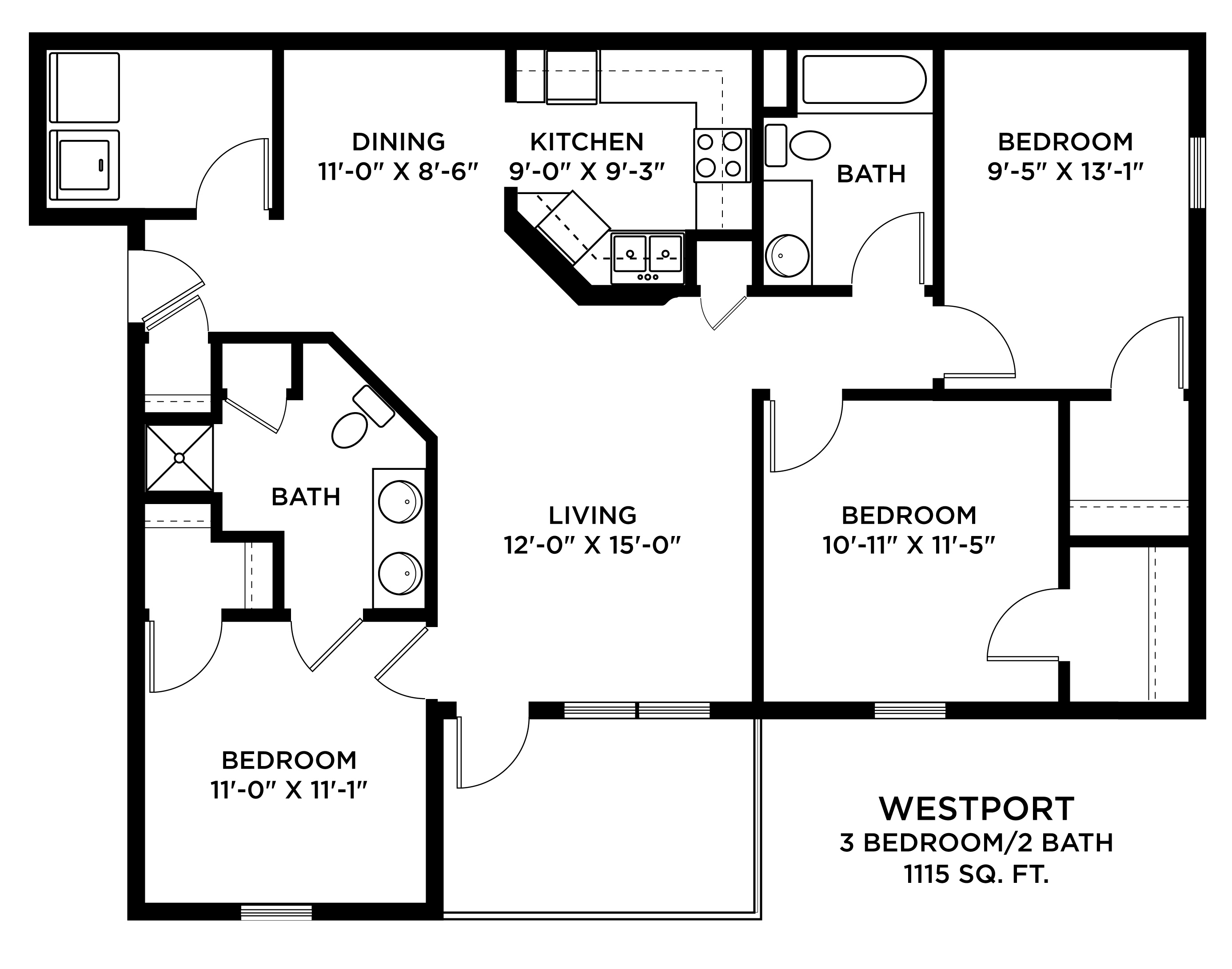 3 Bedroom 2 Bathroom