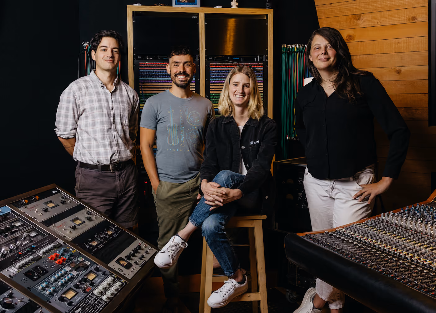 The Rime team in their San Francisco recording studio
