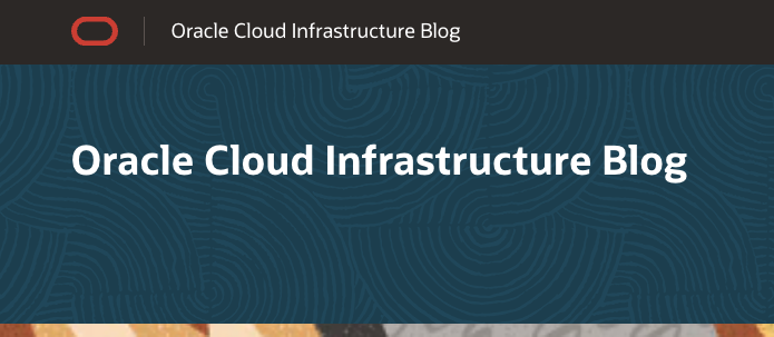 Oracle blog article