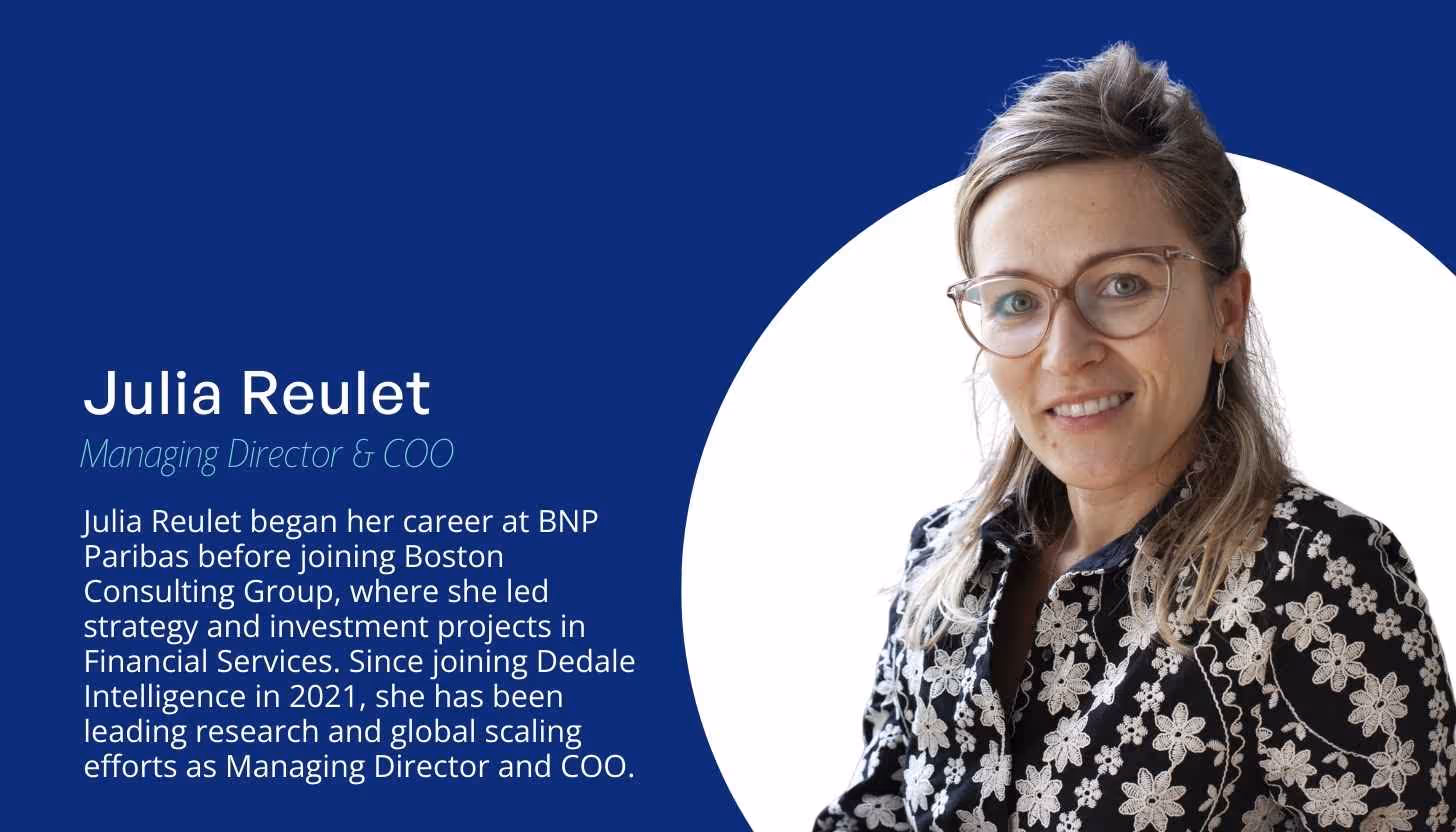 Dedale Leadership Stories with Julia Reulet, Managing Director & COO