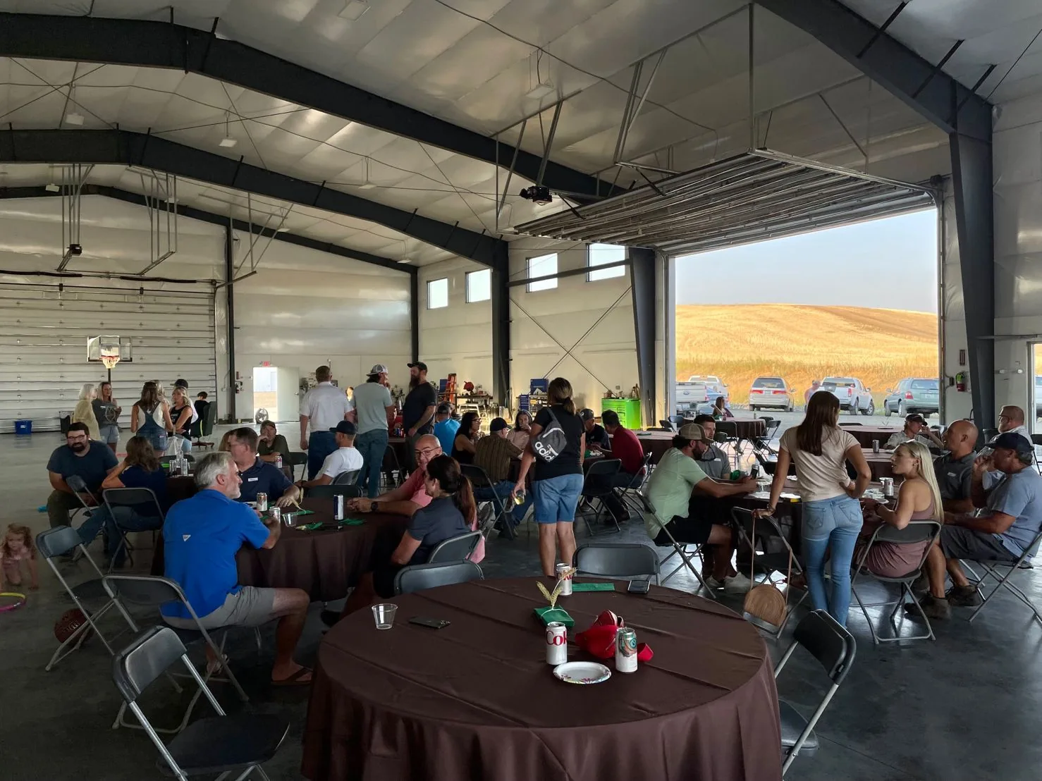 Century Farms team and families gathered at the 2023 harvest party
