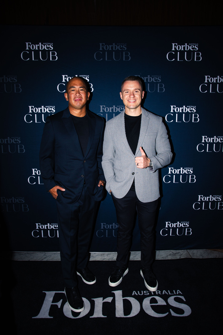 Ken Kencevski with Forbes Club
