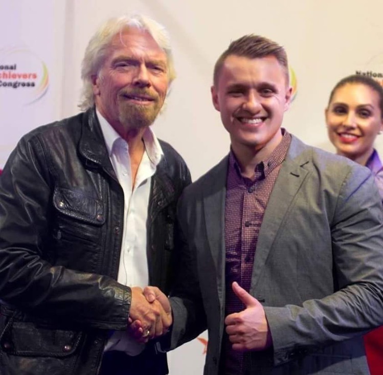 Ken with Richard Branson